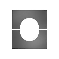 Декоративная пластина 0-5° Стандарт, Permeter, 50 мм, D250, серый, Schiedel